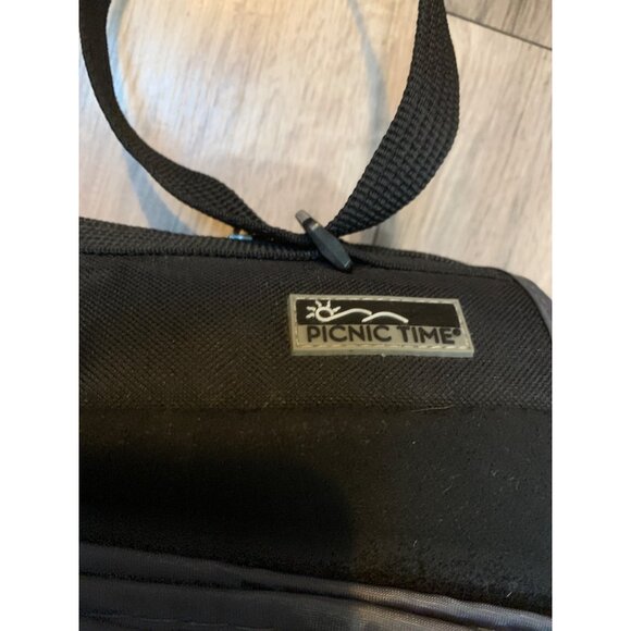 Harley Davidson Black Roll Up Fold Up Travel Picnic Time Blanket Carrier - Picture 7 of 7